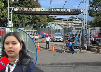 A paro los estudiantes de medicina para exigir renovación de convenio interinstitucional; UNAH pide espera