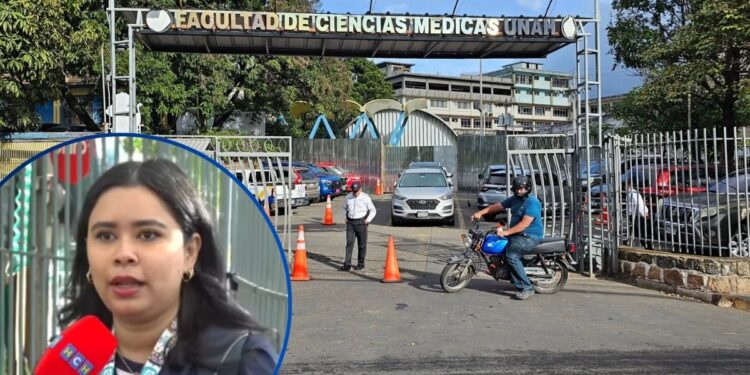 A paro los estudiantes de medicina para exigir renovación de convenio interinstitucional; UNAH pide espera