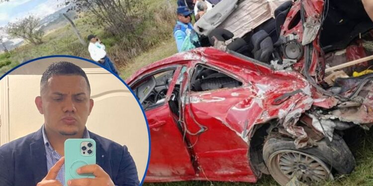 Conductor perece tras aparatoso choque en la CA-5, a la altura de Amarateca