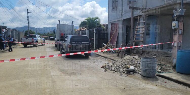 En plena jornada laboral, pistoleros llegan a ultimar a un albañil en Puerto Cortés