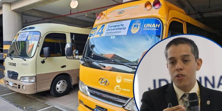 ¡No hay pisto! En riesgo el transporte gratuito de la UNAH por falta de transferencia estatal