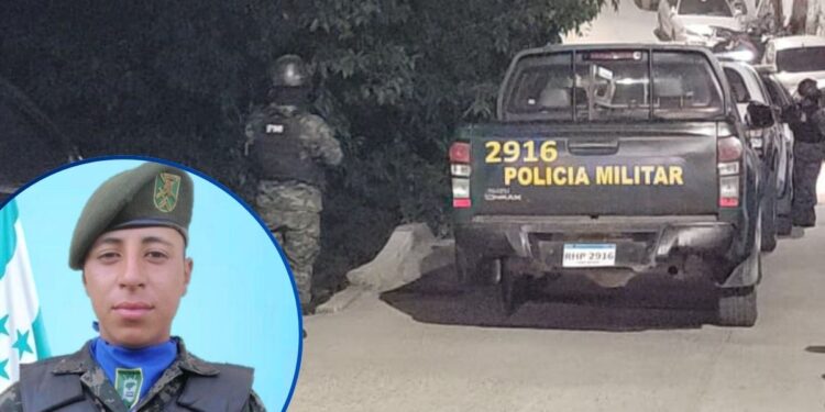 Un Policía Militar es dado de baja en emboscada registrada en la col. Villa Unión Móvil de Emergencia TGU