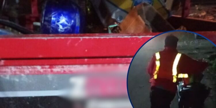 ¡Iba por lana! Motociclistas le pegan su “calentadita” a un robamotos | Móvil Emergencia SPS