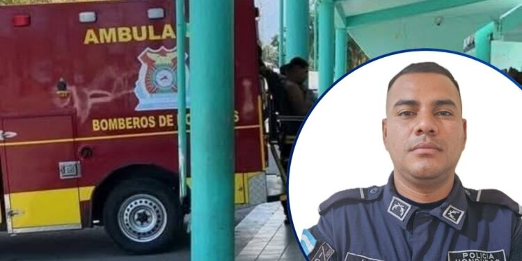 ¡Lamentable! Fallece uno de los policías que se enfrentó a banda criminal en La Masica