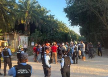¡Plantón en Cortés! Pobladores de Los Copenes y otras comunidades exigen desalojo de invasores de tierras