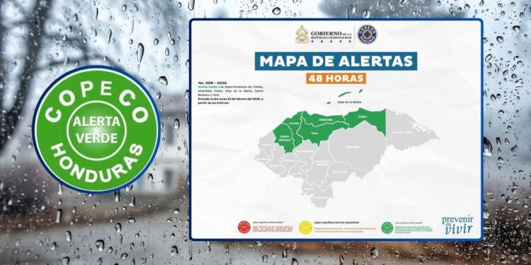 ¡Por frente frío! Decretan Alerta Verde en seis departamentos