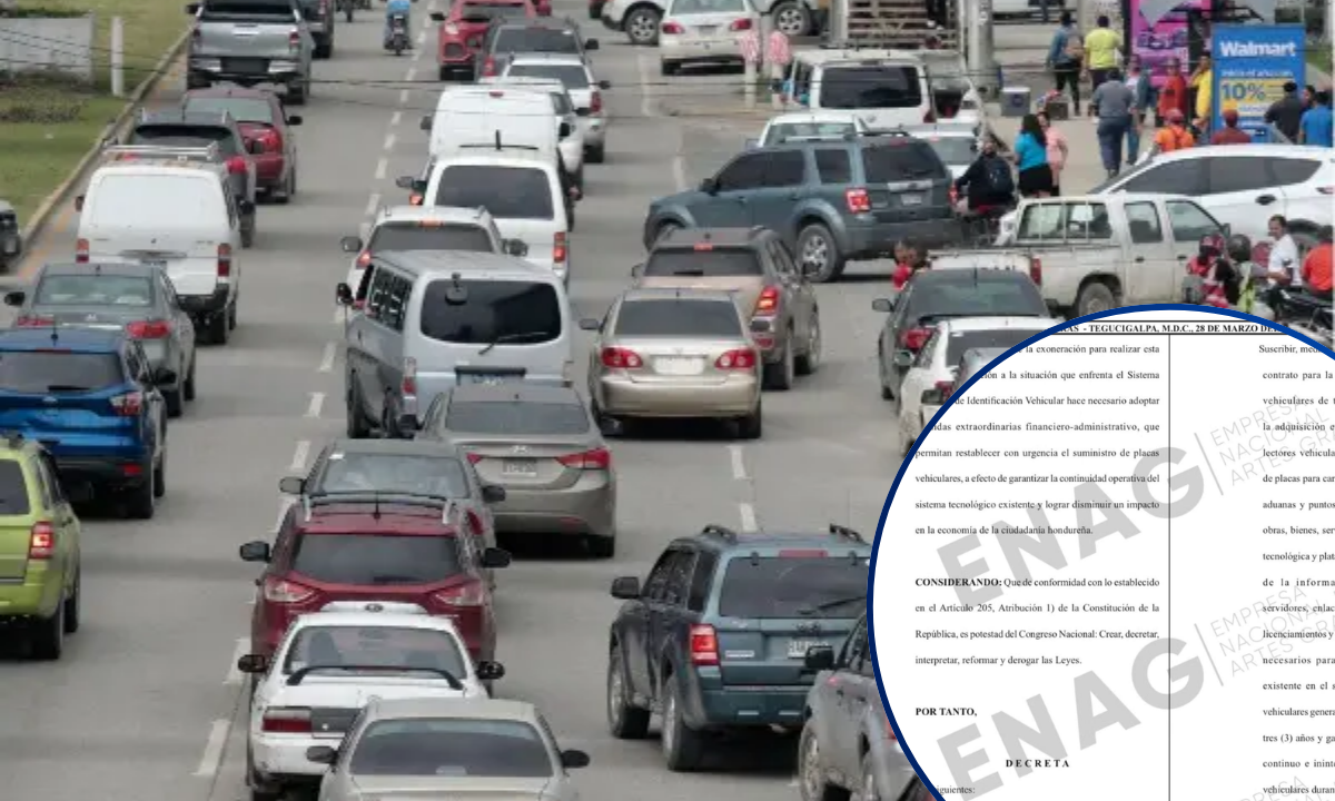 Placas Vehiculares: Aprueban Contratación Directa