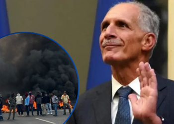 Asfura garantiza pago al personal del PNRP, pero les advierte que quemando llantas no lograrán nada