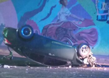 Borracho al volante “vuela” desde puente y por poco amanece en la morgue | Móvil Emergencia TGU