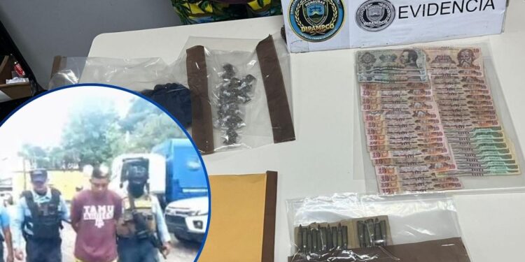 Con droga y proyectiles de AK-47, detienen a “Supremo” en Atlántida