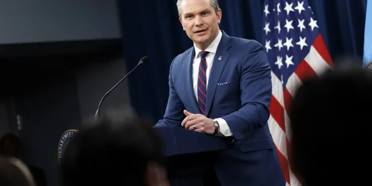 El secretario de Guerra de Estados Unidos, Pete Hegseth