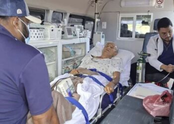 ¡Fuerza padre! Trasladan de emergencia desde Juticalpa a Tegucigalpa al padre Alberto Gauci