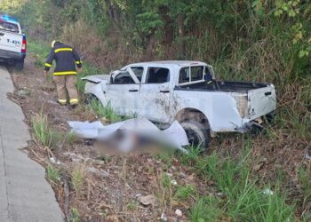 Guardia pierde la vida al volcar vehículo en Quimistán