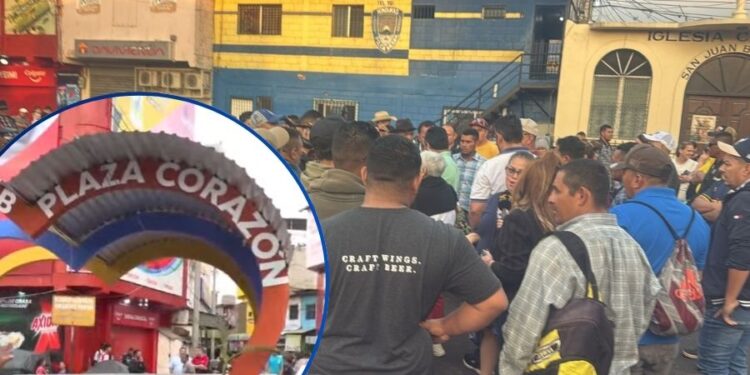 Locatarios del Zonal Belén protestan por demolición de la Plaza Corazón: “No la hizo Aldana”