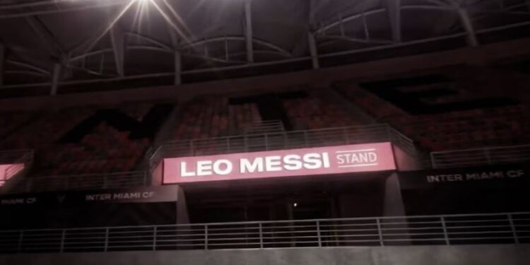 Con un emotivo video, Inter Miami anunció que una tribuna de su nuevo estadio llevará el nombre “Lionel Messi”