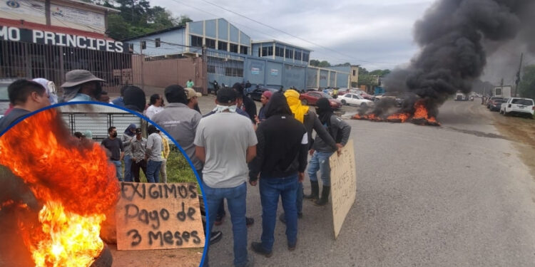¡Con tomas de carreteras! Arrecian protestas por por falta de pago en el PNRP-ENEE