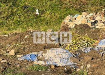 ¡Dantesco! Dejan un “embolsado” en carretera de Choloma a Ticamaya