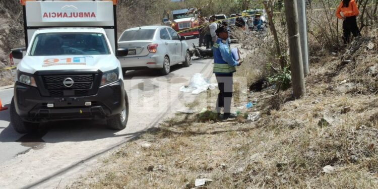 ¡Lamentable! Conductor de moto perece en brutal colisión cerca de represa La Concepción
