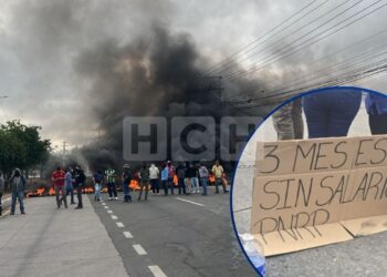 ¡Les deben tres meses! Arrecian protestas por falta de pago en el PNRP-ENEE