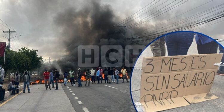 ¡Les deben tres meses! Arrecian protestas por falta de pago en el PNRP-ENEE