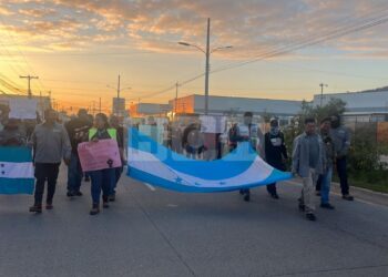 ¡Les deben tres meses! Persisten protestas por falta de pago en el PNRP-ENEE