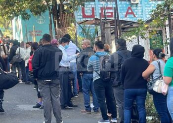 ¡Otra protesta! Se toman la Unidad de Gestión Ambiental de la AMDC exigiendo pagos retrasados