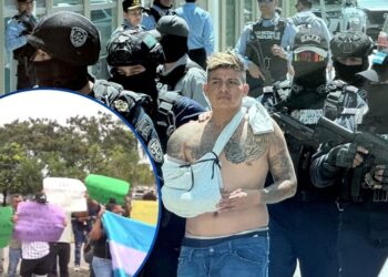 ¡Plantón! Campesinos llegan a los juzgados de SPS en apoyo al supuesto jefe de “La Kleivona”
