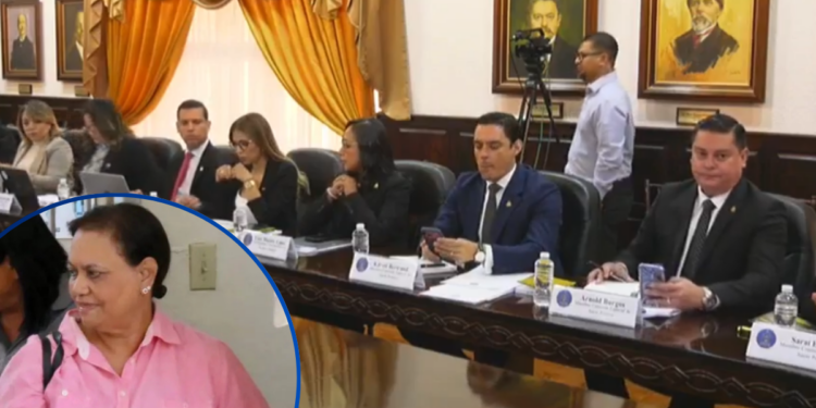 Magistrada suplente Lourdes Maribel Mejía no se presenta a audiencia de Juicio Político en el Congreso Nacional