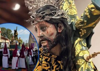 Comayagua: La Capital Religiosa vive al máximo el Santo Viacrucis este Viernes Santo