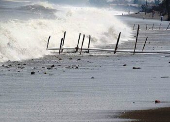 ¡Precaución! Copeco advierte fuertes marejadas en el Golfo de Fonseca este jueves y viernes