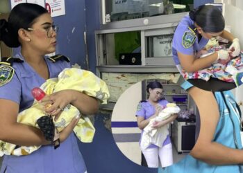 Rescatan a recién nacido abandonado con todo y el cordón umbilical en un parque de Choloma, Cortés