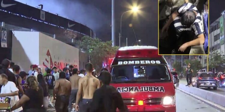 Pelea durante un banderazo de Alianza Lima deja un muerto y 47 heridos