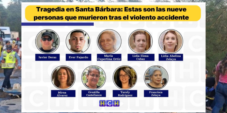 ¡Dato oficial! Medicina Forense confirma 9 víctimas mortales del accidente en Quimistán