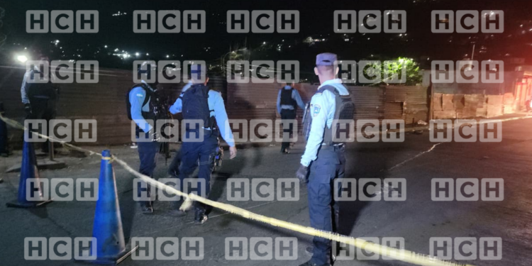 ¡Más violencia! Dos muertos y un herido deja fuerte balacera en la colonia Nueva Suyapa de la capital