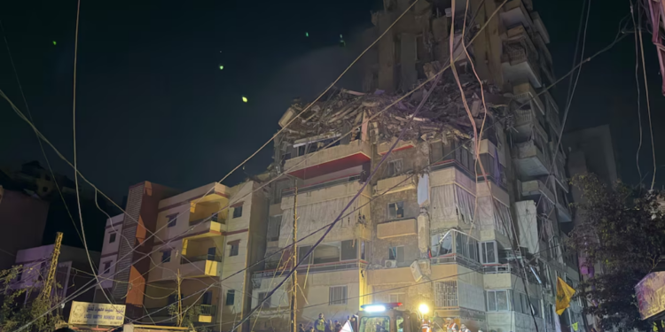 Israel bombardeó Beirut por primera vez desde el alto el fuego: el objetivo era el jefe de la Fuerza Radwan de Hezbollah