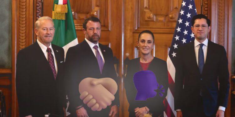 México y EE.UU. acuerdan colaboración con «respeto» tras reunión de Sheinbaum y Mullin
