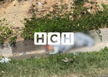 ¡Dantesco! Dejan un “ensabanado” a orilla de la CA-5, al norte de TGU
