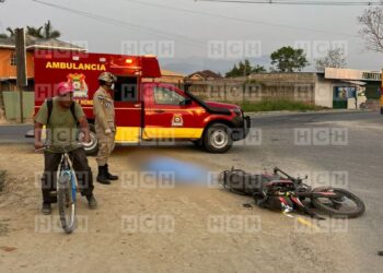 ¡Iba a trabajar! Motociclista perece arrollado por camión “cañero” en Choloma