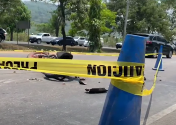 Motociclista pierde la vida tras accidente en la CA-5, Villanueva, Cortés