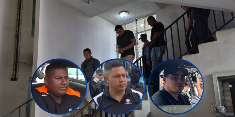 Presos quedan tres policías militares acusados de robarle L 9 millones a empresario, durante “cateo falso”