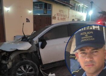 Subinspector pierde la vida tras volcar en carretera al sur, Sabanagrande