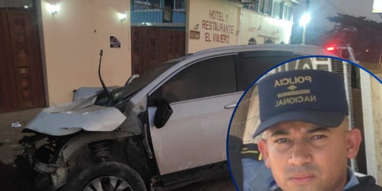 Subinspector pierde la vida tras volcar en carretera al sur, Sabanagrande