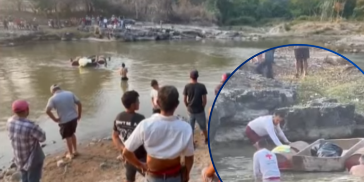 ¡Lamentable! Dos personas pierden la vida ahogadas en el río Ulúa en Jesús de Otoro, Intibucá