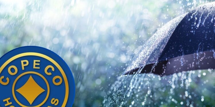 Vaguada y brisa del Pacífico traerán lluvias con actividad eléctrica hoy en gran parte de Honduras