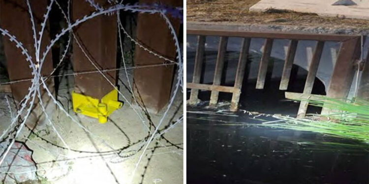 Hallan a diecinueve migrantes escondidos en un sistema de drenaje en frontera sur de EE.UU.