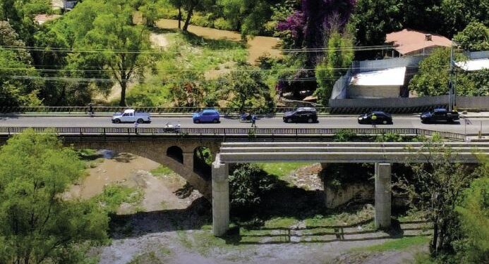 Así avanza la ampliación del puente de Germania en la salida al sur de la capital