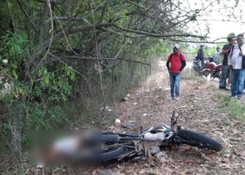 ¡Combinación mortal! Motociclista perece tras conducir borracho en Olancho