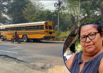¡Desgracia! Mujer perece arrollada por bus en Cofradía, Cortés