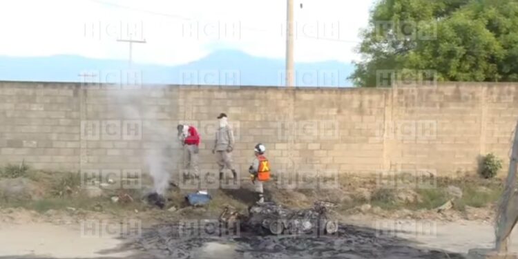 ¡Horror! Calcinada junto a una cuatrimoto hallan una persona en SPS