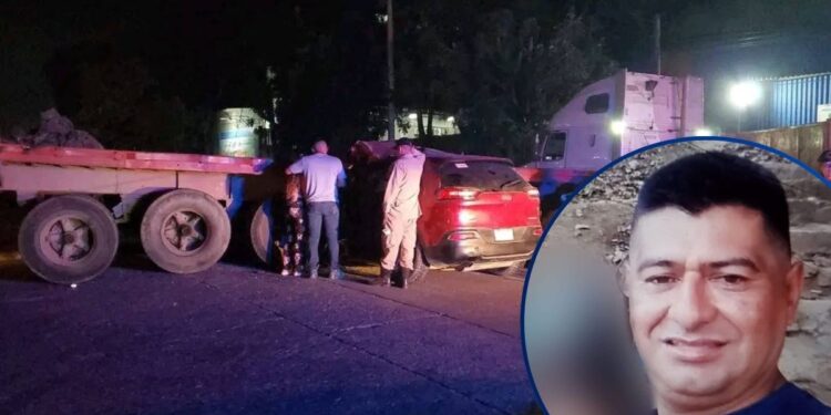 ¡Lamentable! Conductor pierde la vida tras impactar con rastra en San Pedro Sula